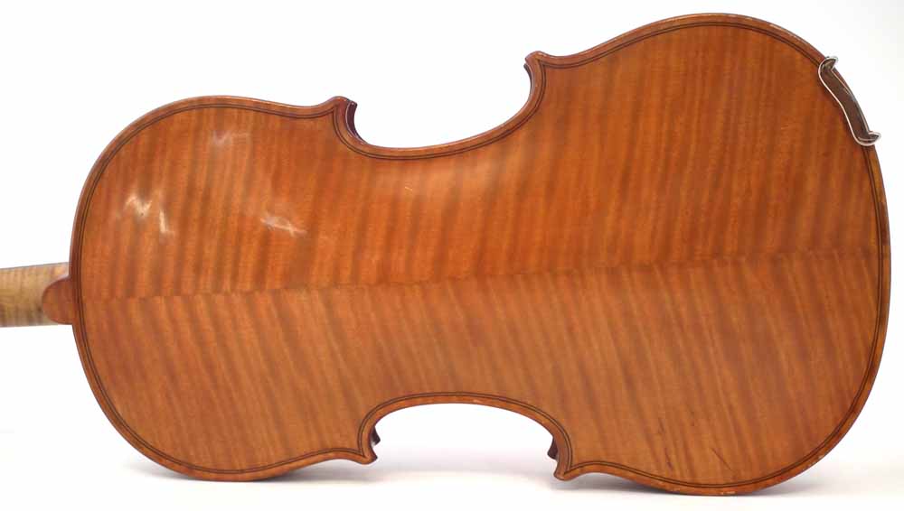 Rushworth and Dreaper Violin, labelled 'Artist Apollo Style 12' and dated 1924, with two piece - Image 2 of 18