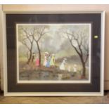 After Helen Bradley, "A lovely Summer's day", signed limited edition print. Condition report: see