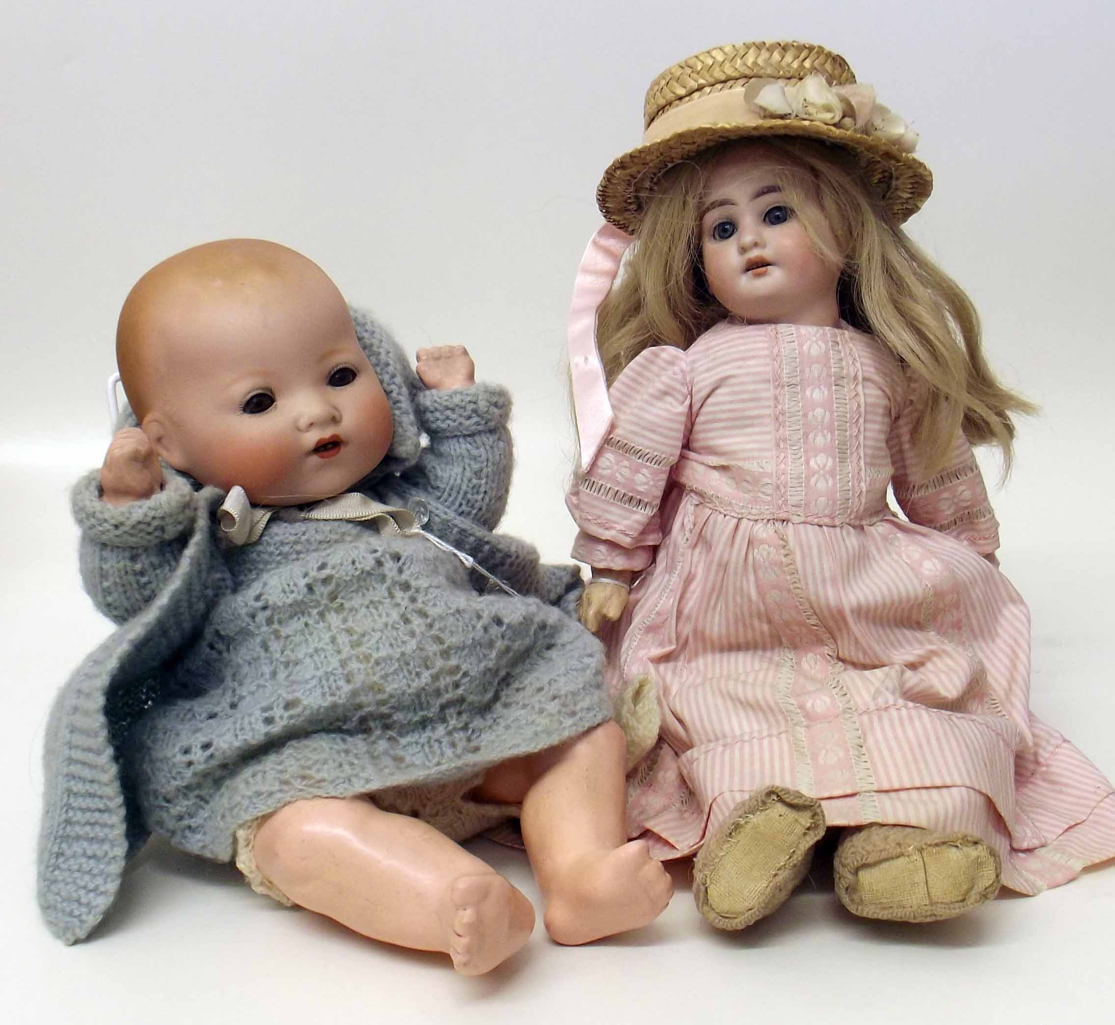 Armand marsielle baby doll and on other doll Condition report: see terms and conditions