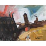 William Turner F.R.S.A., R.Cam.A. (1920-2013),  "The Last Mile", signed, titled on verso, oil on