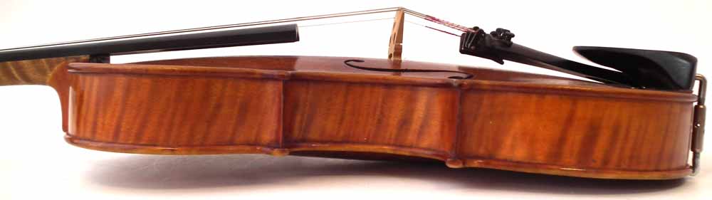 Carlo Storioni violin,   labelled 'Carlo Storioni, Cremonensis Faciebat 1890', with two piece - Image 9 of 15