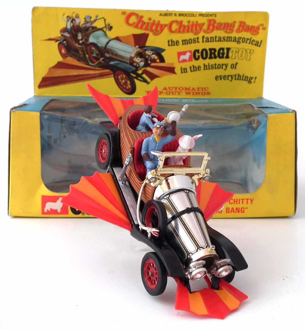 Corgi boxed Chitty Chitty Bang Bang, model number 266.     Condition report: The model appears in