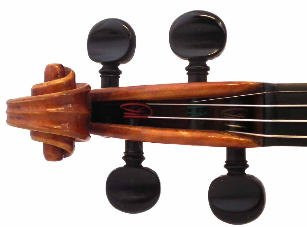 Carlo Storioni violin,   labelled 'Carlo Storioni, Cremonensis Faciebat 1890', with two piece - Image 3 of 15