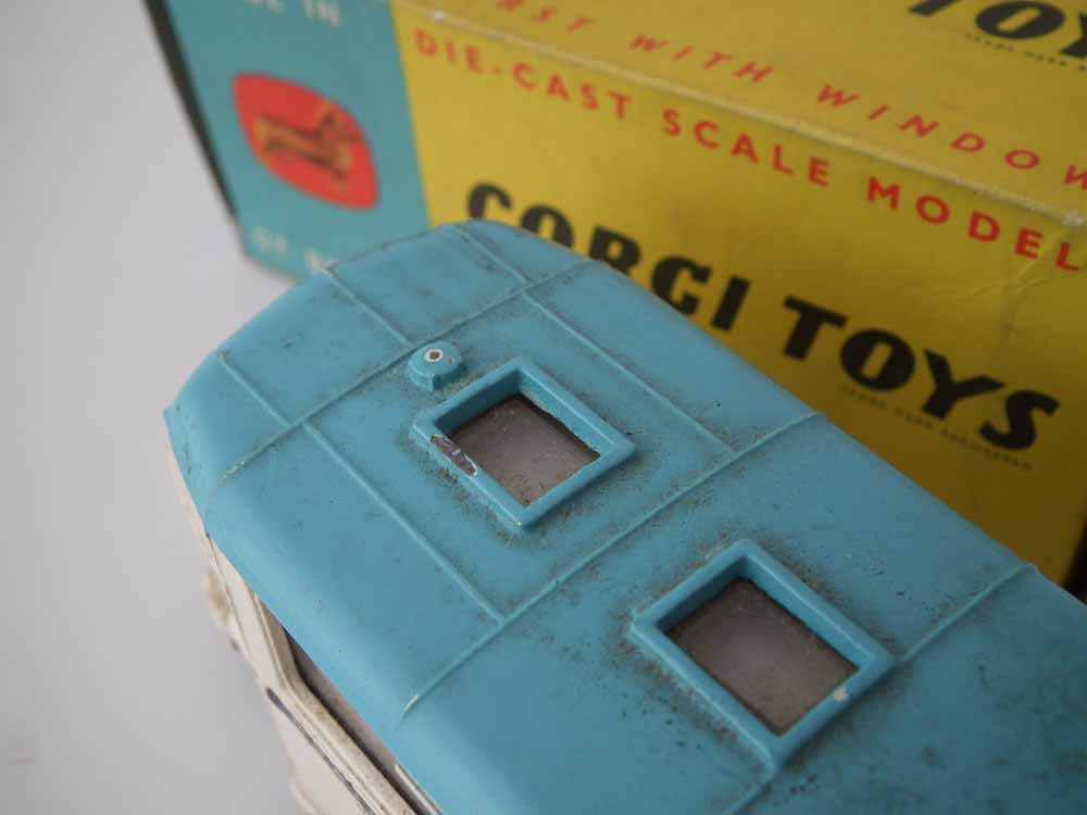 Corgi boxed Smiths 'Karrier Bantam' Mobile Butchers Shop, model 413.     Condition report: The box - Image 7 of 7