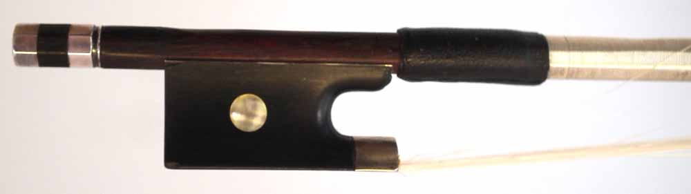 German silver mounted bow, 74cm overall length - Image 4 of 9