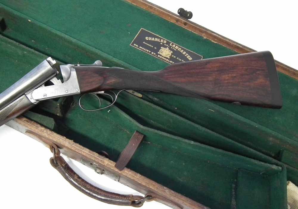 12 bore box lock ejector side by side shotgun, serial number 14181, with sleeved 28 inch barrels, - Image 5 of 12