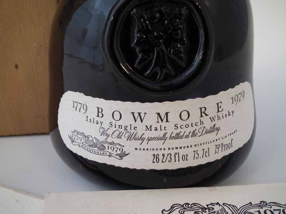 Bowmore 1779 -1979 Bicentenary Single Malt Scotch Whisky, 26 2/3 fl oz/75.7cl, 75 proof, with - Image 2 of 6