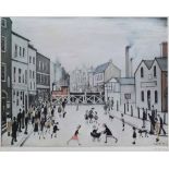 After Laurence Stephen Lowry (1887-1976),   "The Level Crossing, Burton On Trent", signed in