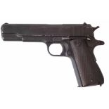 Deactivated 1911 A1 US Army semi automatic .45ACP calibre pistol, the slide stamped U.S. & S Co.