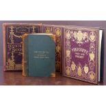 Baines, T., Yorkshire Past & Present, 4 volumes, maroon decorated cloth, spines faded, engravings,