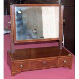 Mahogany toilet mirror. Condition report: see terms and conditions