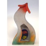 Kosta Boda art glass sculpture (small chips). Condition report: see terms and conditions