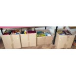 Four boxes of assorted books. Condition report: see terms and conditions