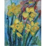 James Lawrence Isherwood F.R.S.A., F.I.A.L. (1917-1989),   "Daffodils", signed and dated '74, titled