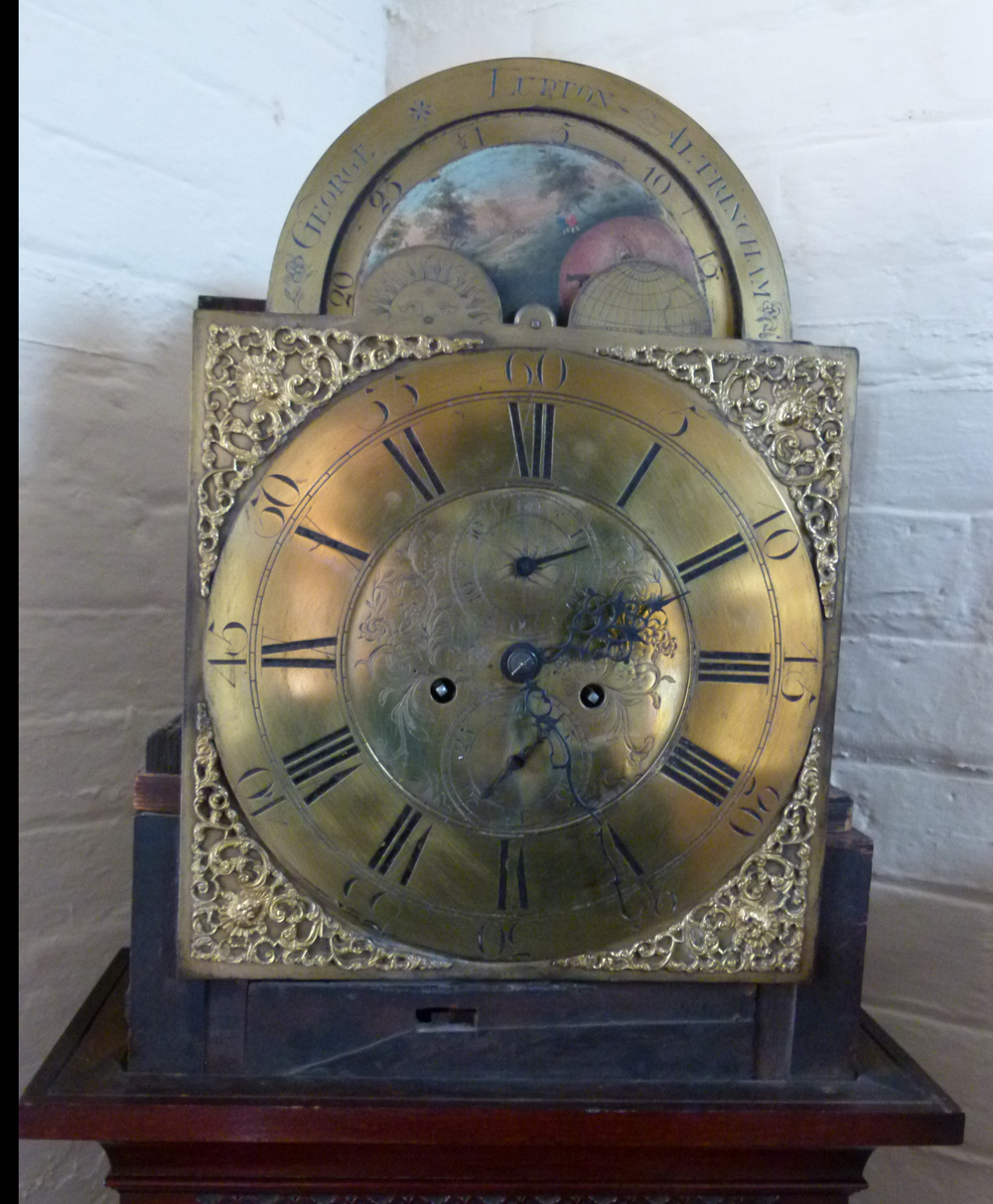 George III mahogany longcased clock, named George Lupton, Altrincham in the brass break arch dial - Image 19 of 30