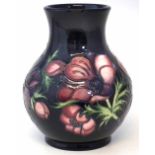 Moorcroft vase, decorated with Anemone pattern, impressed and painted marks to base, 23cm high