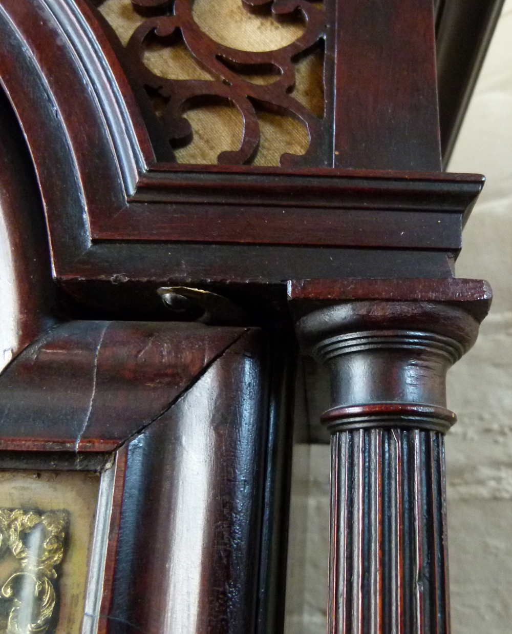 George III mahogany longcased clock, named George Lupton, Altrincham in the brass break arch dial - Image 6 of 30