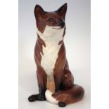 Beswick fireside fox, 31cm high     Condition report: No damage, restoration or crazing.