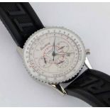 Breitling Navitimer Montbrillant Automatic chronograph chronometer, A41330 2140290 silvered dial