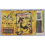 After Ralph Steadman (1936-),  Flying Dog Brewery beer labels each signed by Ralph Steadman,