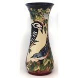 Moorcroft trial vase, decorated with Ingleswood pattern after Philip Gibson, painted 16.12.02 and