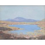 George Houston RSA, RI, RSW (Scottish, 1869-1947),  Upland pool, signed, oil on canvas, 45 x
