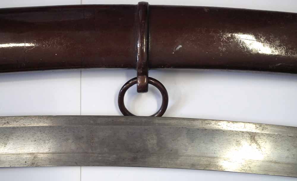 1796 pattern Light Cavalry Sabre, with matching scabbard both stamped '62 R 5 6' the blade - Image 6 of 13