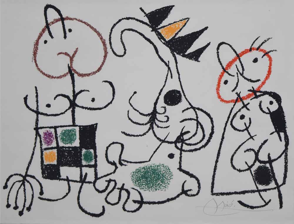 Joan Miro (1893-1983),  Ubu Aux Baleares, 1971, signed in pencil, from an edition of 120, printed by