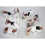 Seven Royal Doulton Character dogs, to include models HN. 1101, 1158, 2654, 1097, 1159, 1103,