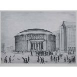After Laurence Stephen Lowry R.A. (1887-1976),   "The Reference Library", signed in pencil in the