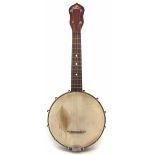 Gibson UB2 Banjolele or Ukulele Banjo with fourteen fret neck, 55cm overall length