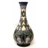 Large Moorcroft vase, decorated with Wolfsbane pattern after Anji Davenport, signature and date 11th