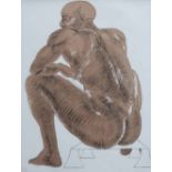 Elisabeth Frink (1930-1993),  Nude, signed and numbered 42/50 in pencil, 1982, printed and published