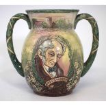 Royal Doulton William Wordsworth Poet Laureate 1843 commemorative loving cup, printed marks to base,