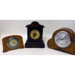 Smiths 10 hour Mantle Clock, Tymd 8 Day Mantle Clock, Victorian Mantle Clock Condition report: see