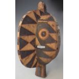 Burkina Faso Bobo mohawk mask, 39cm long `      All lots in this Tribal and African Art Sale are