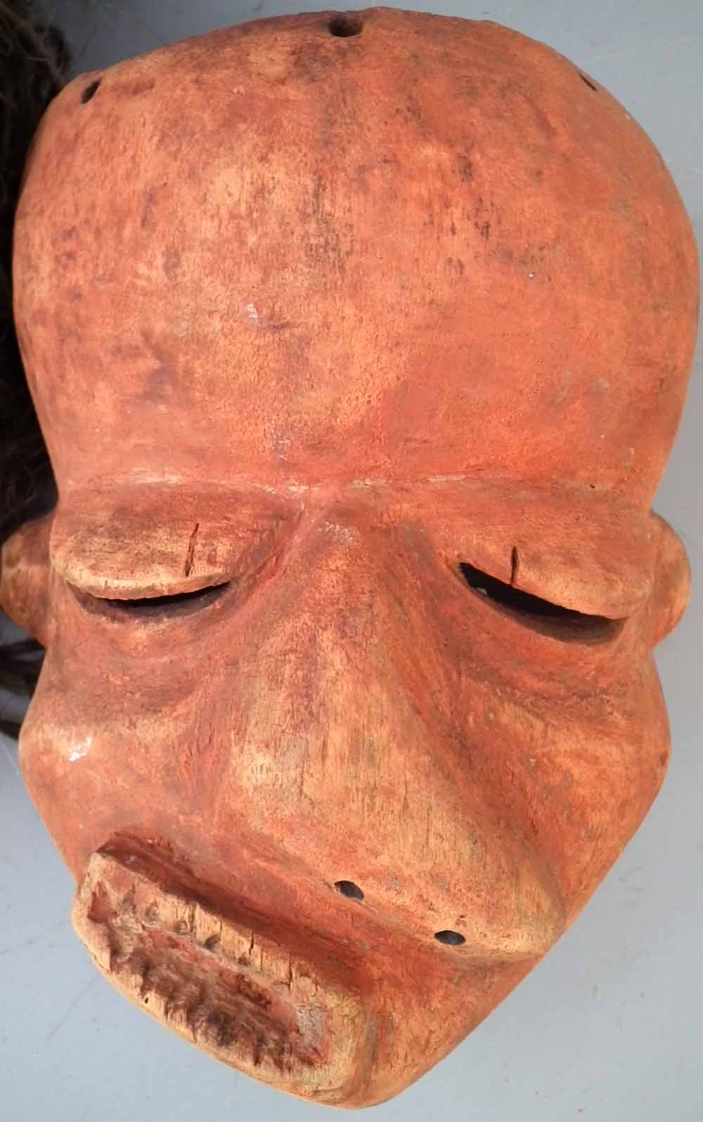 Four African masks including a Pende sickness mask, (4) the largest measures 28cm high       All - Image 3 of 10