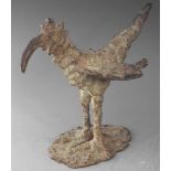 African bronze chicken, possibly Mali, 24cm high     All lots in this Tribal and African Art Sale