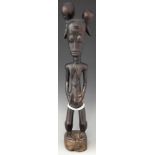 Baule blolo bian (spirit spouse) female figure      All lots in this Tribal and African Art Sale are