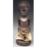 Songye Nkisi Power figure or Fetish,  34cm overall height.     All lots in this Tribal and African