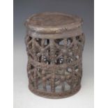 Bamileke bronze stool, 31cm high     All lots in this Tribal and African Art Sale are sold subject