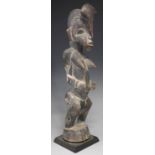 Senufo standing female figure 38cm high       All lots in this Tribal and African Art Sale are