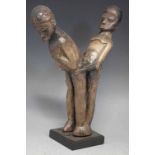 Lobi Bateba or Betise copulating couple, 33cm high     All lots in this Tribal and African Art