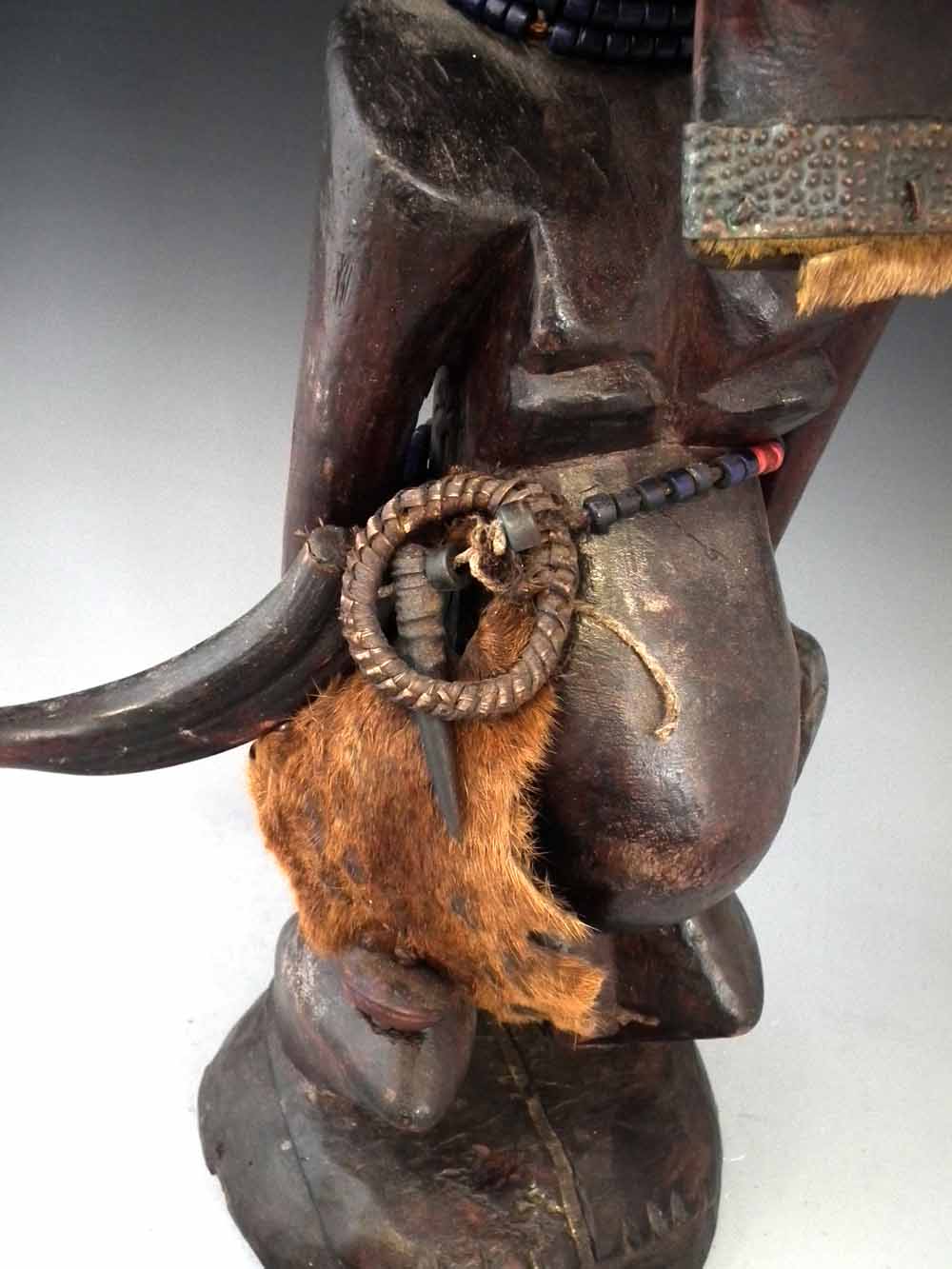 Songye Nkisi Power figure or Fetish,  89cm overall height.     All lots in this Tribal and African - Image 5 of 6