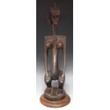 Bamana standing female figure 61cm high     All lots in this Tribal and African Art Sale are sold