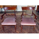 Pair of 19th century style carver chairs. Condition report: see terms and conditions