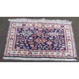 Hamadan pattern fringed rug 130 x 70cm. Condition report: see terms and conditions