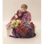 Royal Doulton figure "The Flower Sellers Children" HN1342. Condition report: see terms and