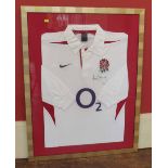 O2 Nike England ruby shirt, Will Carling signature. Condition report: see terms and conditions