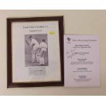 Collection of assorted sports people signatures to include Brian Moore, Will Carling and John